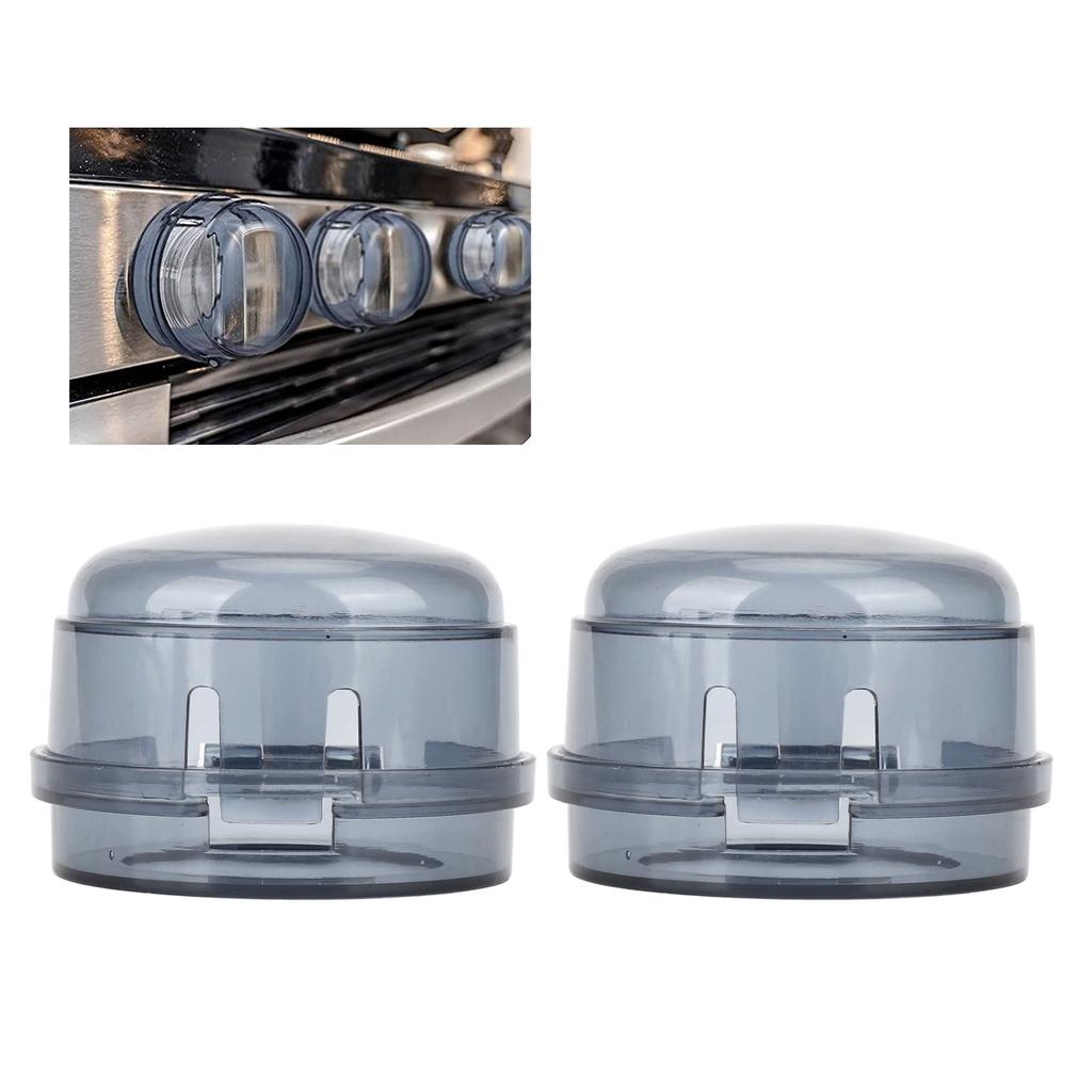 2pcs Gas Stove Knob Covers Child Proof Gas Stove Knob Covers Protector for Home Kitchen