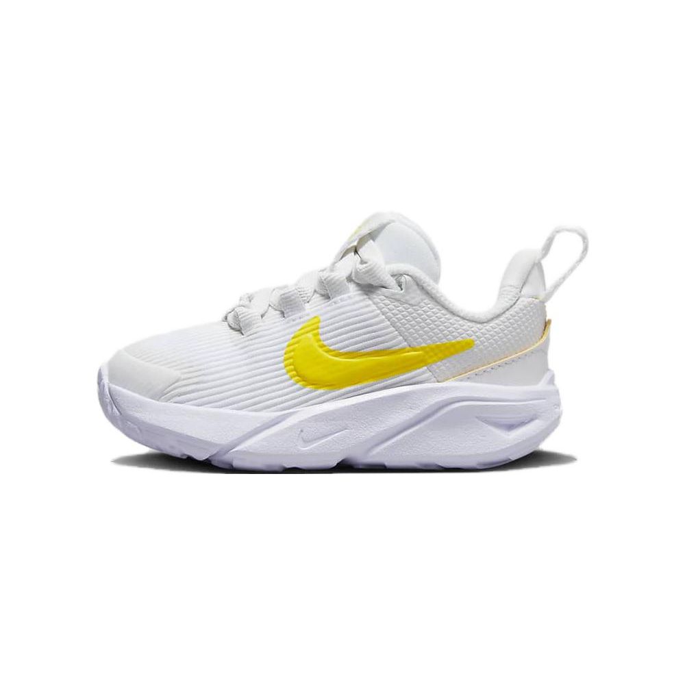 Nike Star Runner 4 TD Summit White Opti Yellow Baby Sneakers Vivid-Sulfur DX7616-101