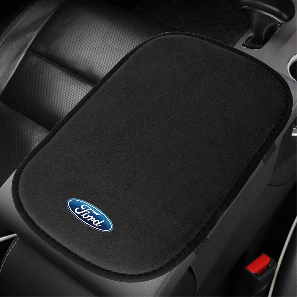 CLVN6 Car Styling Center Console Cover Pad Armrest Pad Auto Interior Accessories For Ford Focus Mustang Ranger Mondeo Smax Fiesta ST