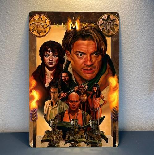 

The Mummy Movie Metal Poster Tin Sign 20x30cm Collectable Plaque aluminum 20x30cm（7.8x11.8inch）