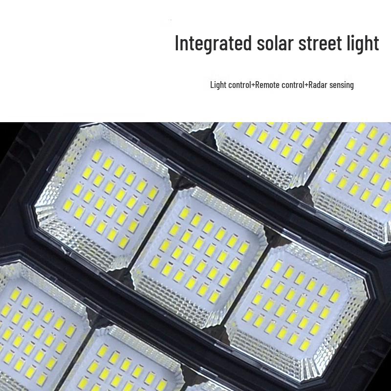 Lishi 300W Outdoor Solar Street Light with Triple-Sided Illumination