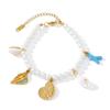 Ocean series new shell imitation pearl starfish pendant bracelet fashionable personality versatile women's hand jewelry
