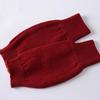 Soft And Comfortable Cashmere Women'S Half Finger Gloves - Warm Knit Wristbands Warm And Stretchy For Casual Outings