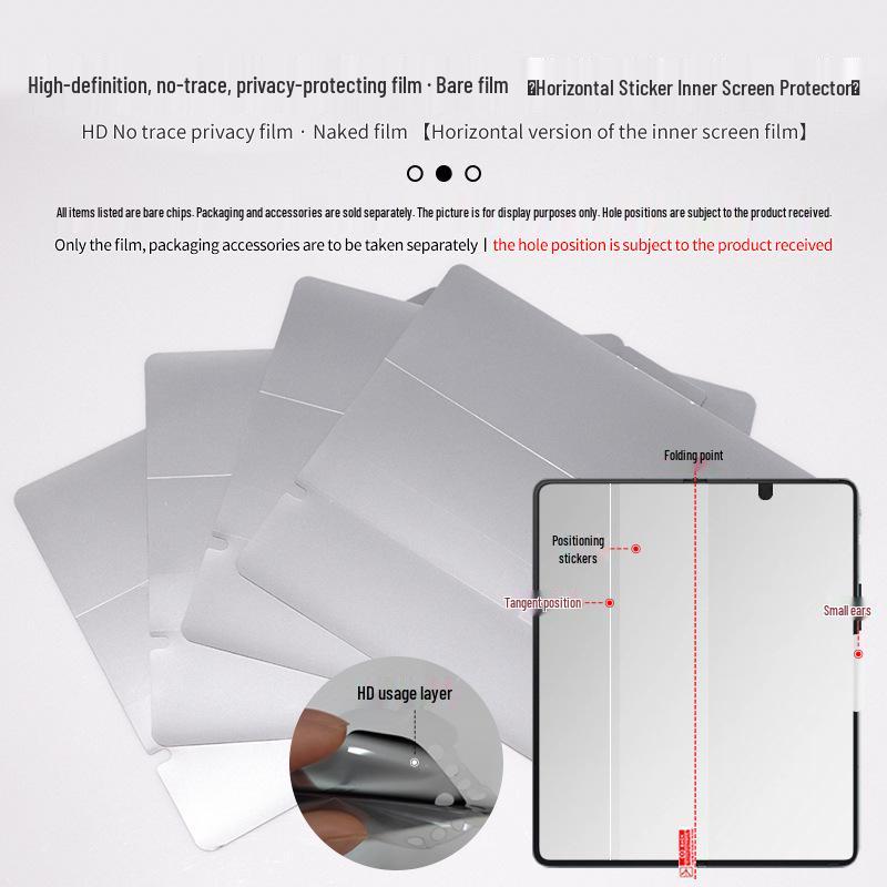 Samsung Z Fold 7/6 HD Matte Anti-Fingerprint Privacy Film - Self-Healing, Anti-Scratch, Hydrogel Protector for Folding Screens.