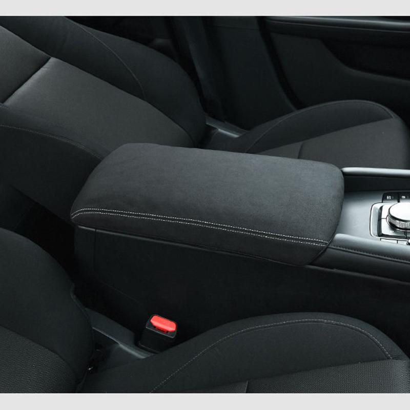 For Mazda CX-5  2019 2020 2021 2022 2025 2024 Mazda 3 Axela Central Control Armrest Box Protective Sleeve Suede Accessories