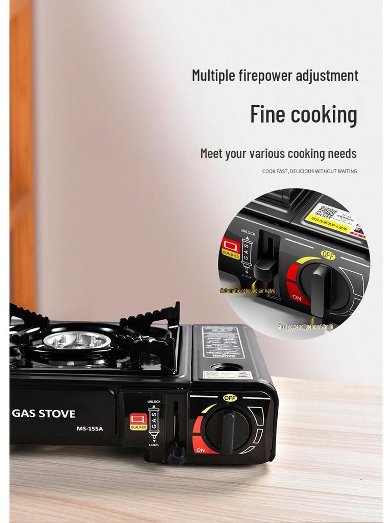 Portable Butane Outdoor Gas Stove for Cooking & Barbecue