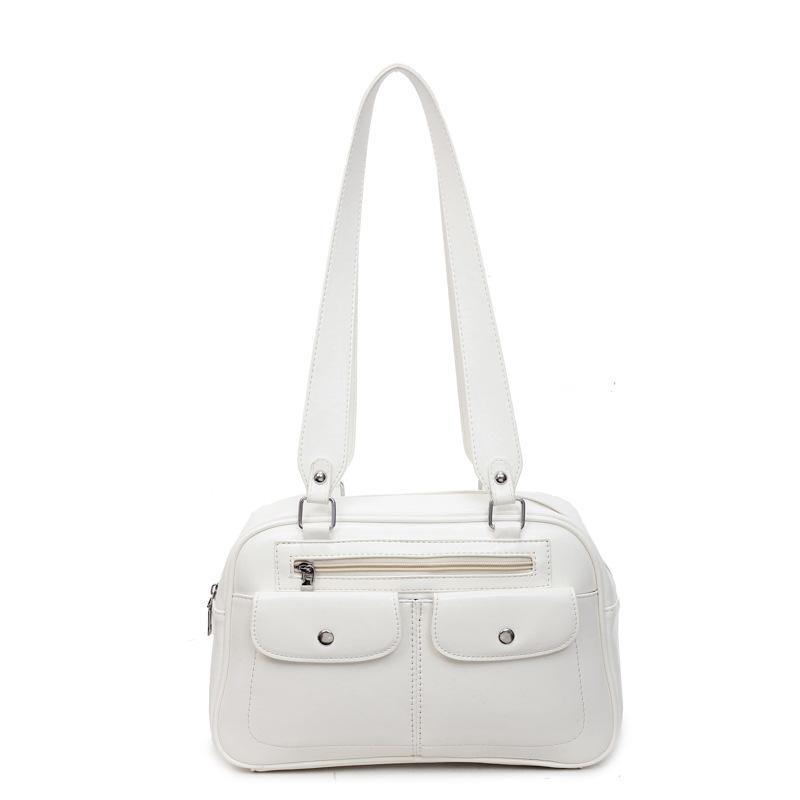 Large Capacity Portable Small Square Bag Popular Bowling Bag 2025 New Trend Underarm Bag Korean Version Fashion Shoulder Bag