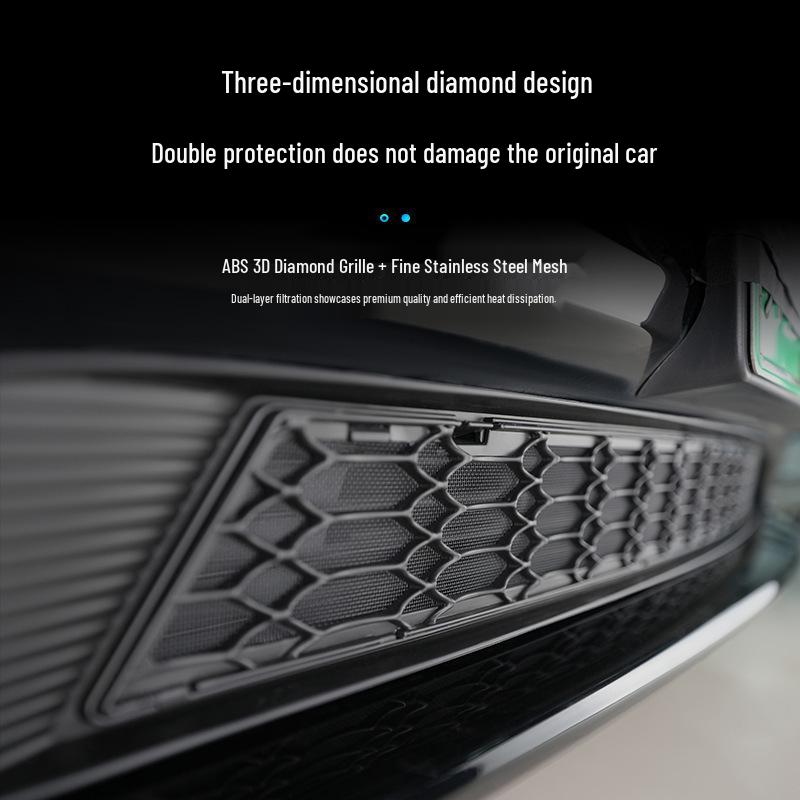 Tesla Model Y Insect Net & Air Inlet Protector with Water Deflector Tray