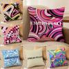 P-Prince Of Prints Emilio Pucci-Famous Pillow Case Comfort Sofa Bed Silky elegant Invisible zipper Decorative cushion cover