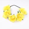 Bohemian Rose Wreath Headband for Halloween Party