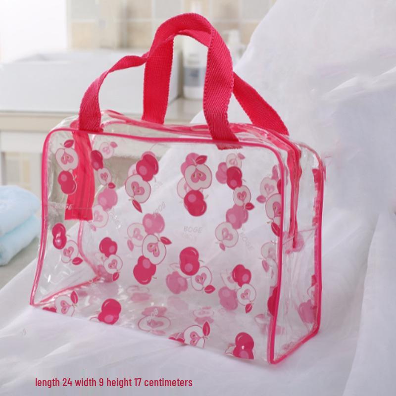 Waterproof PVC Transparent Toiletry and Cosmetics Travel Organizer Bag