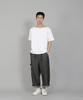 Seinteukeulu Double Cargo Cropped Pants Dcp-382 Denim Gray Black