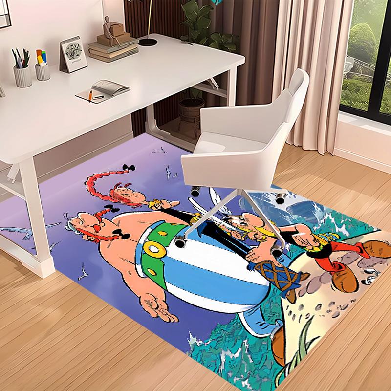 Asterix the Gaul Printed Absorbent Washable Carpet, Non-Slip Bathroom Mats, Kitchen Rugs, Yoga Mat,Living Room Entrance, Camping Picnic Rugs