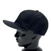 RUBN BLACK COLLETION Cotton Nylon All Size Black Custom-made Straight/Flat Cap, Water-Repellent, Season, XL,