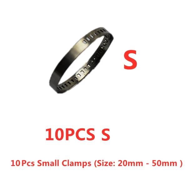 5/10/20 szt. Uniwersalny zestaw zacisków do osłony przegubu półosi ze stali nierdzewnej Zacisk do osłony przegubu półosi 20- 50 mm 50- 120 mm Regulowany