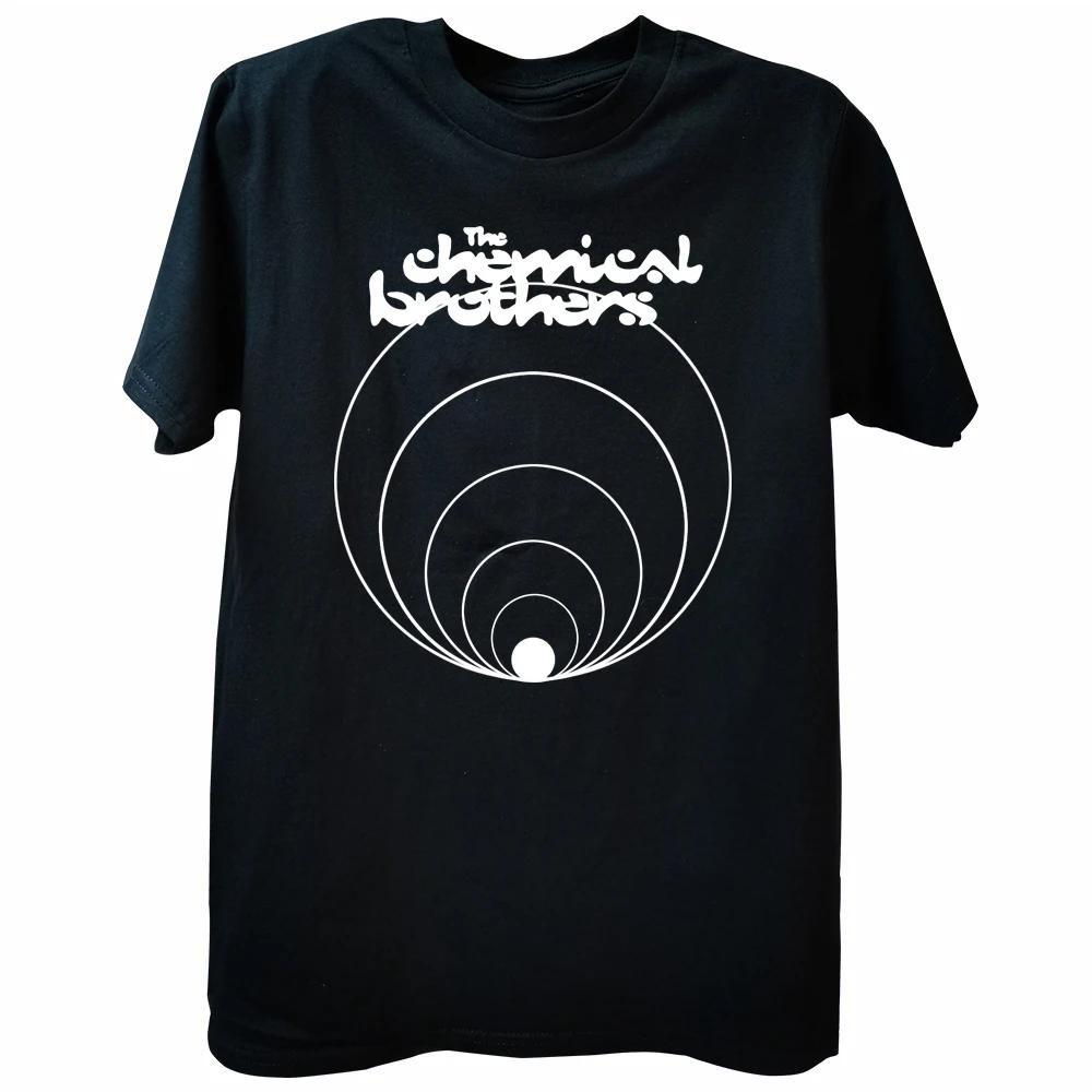 

Смешные футболки The Chemical Brothers Летняя музыка Хип-хоп Графическая Уличная одежда Футболка с коротким рукавом Подарки на день рождения Мужская одежда S чёрный