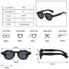 New Fashion Small Polygon Square Sunglasses Women Retro Rivets Shades UV400 Men Red Blue Sun Glasses
