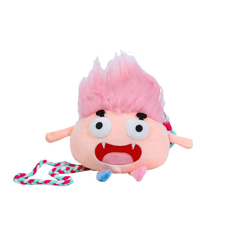 Funny Cartoon Monster Mini Bag With Colorblock Design For Casual Outings
