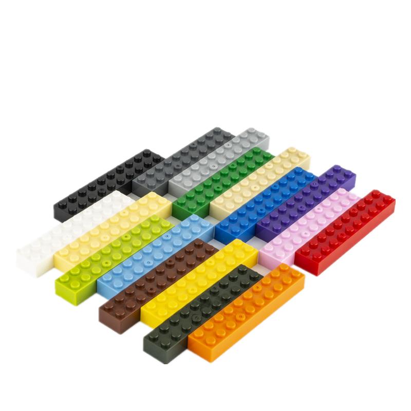 10PCS 3006 2x10 Building Block Moc Color Basic Accessories Compatible with Brick DIY Children's Toy Assembly Gift Box