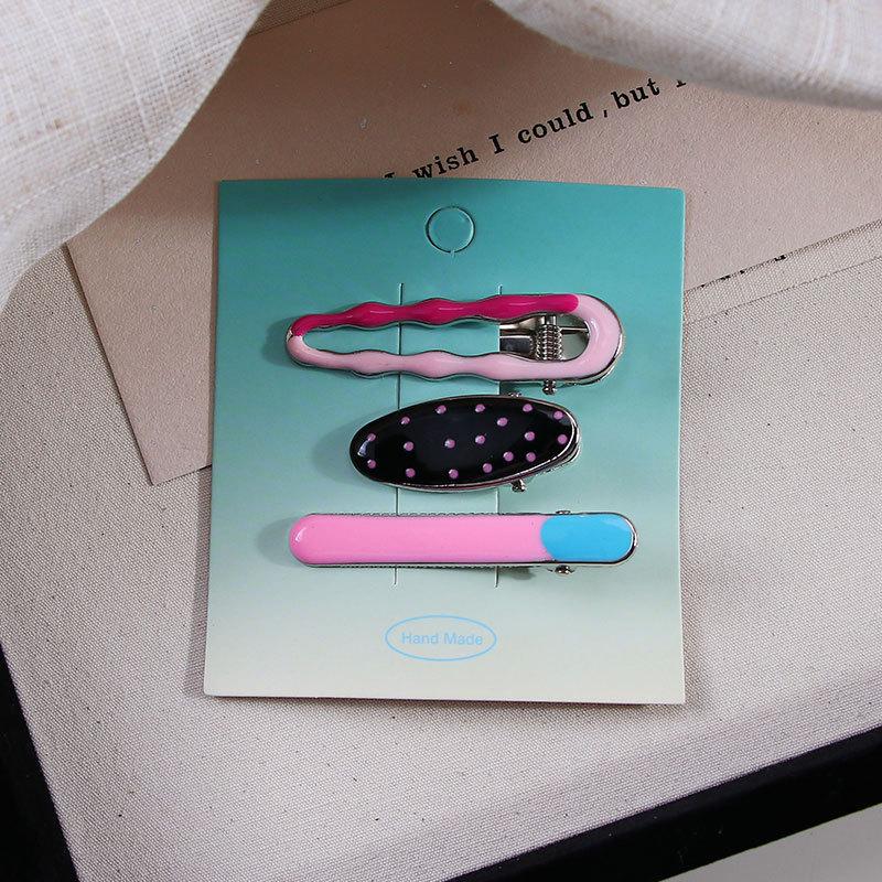 Dopamine Girl Colorful Makeup Duckbill Clips Set - Hairpins & Hair Accessories for Side Bangs