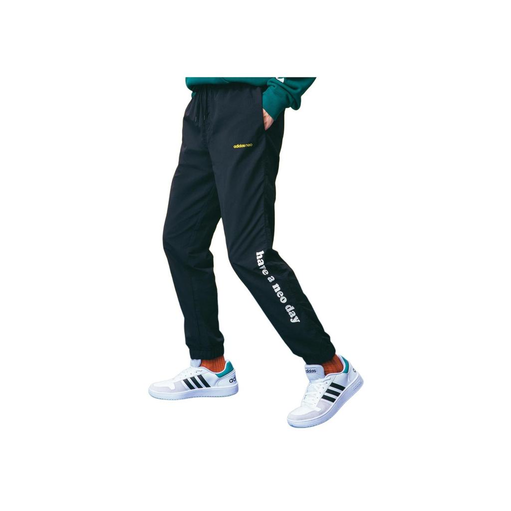 Adidas Neo X Smiley Collaboration Loose Cuff Joggers Men Bottoms Black H45542