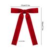 2.5cm Velvet Bow Ornament for Xmas Tree, Holiday Wreath Gift Hanger Decoration