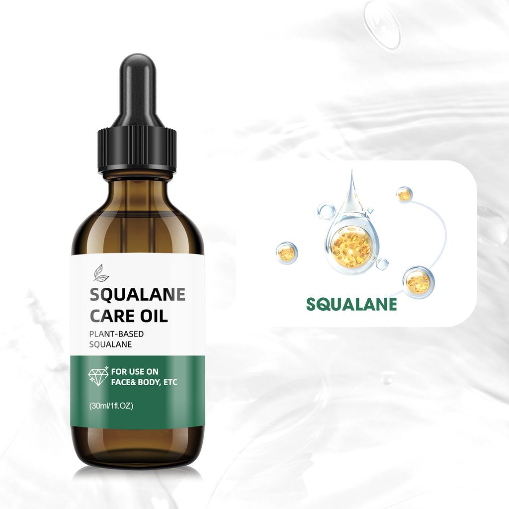 Squalane Facial & Body Oil 30ml – Hydrating & Nourishing Skincare Serum with Dropper
