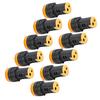 10PCS AD16‑22DS Yellow LED Indicator High Brightness LED Signal Lamp Light for Signal IndicationAC DC24V