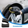 Tire Dressing Applicator Pad Car Wheel Dressing Shine Sponge With Lid Reusable Tire Sponges Applicator Pads Car Wheel Dressing