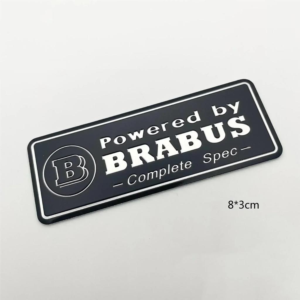 3D Metal Badge Stickers Decal Accessories For Mercedes Benz AMG Brabus Maybach W206 W204 W205 W212 W213 W221 W222 W223 W251 W464
