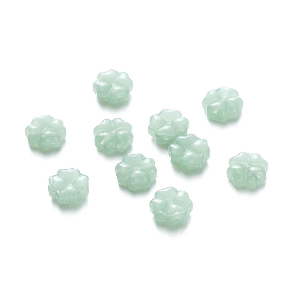 10/20pcs 10mm Czech Lampwork Crystal Flower Spacer Beads Flat Round Loose Beads For DIY Jewelry Making Supplies Accessories