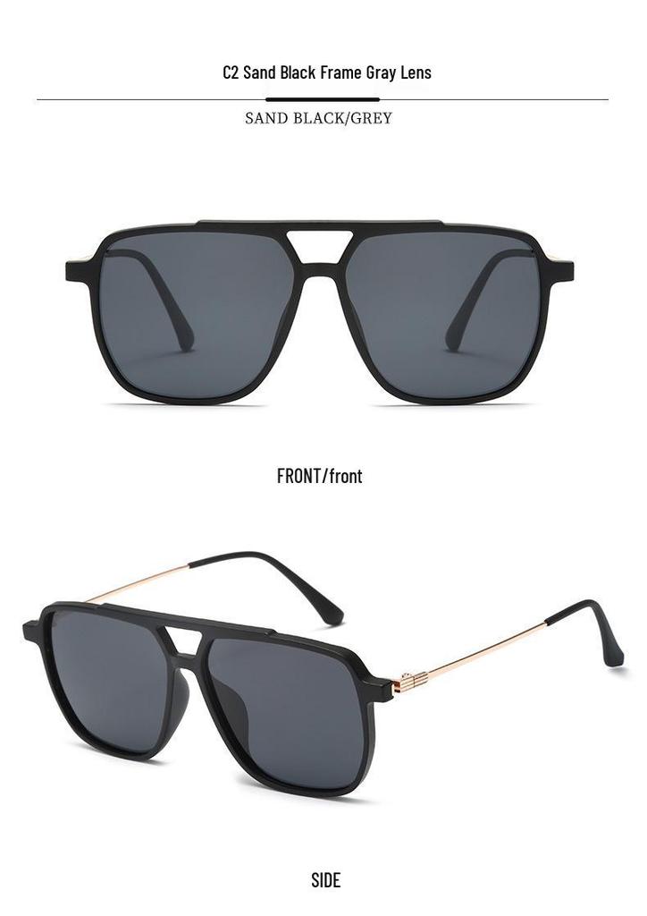 European & American Retro TR Polarized Sunglasses - Trendy High-End Anti-UV Style