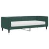 VidaXL Lit de jour avec matelas vert foncé 80x200 cm velours 3196662