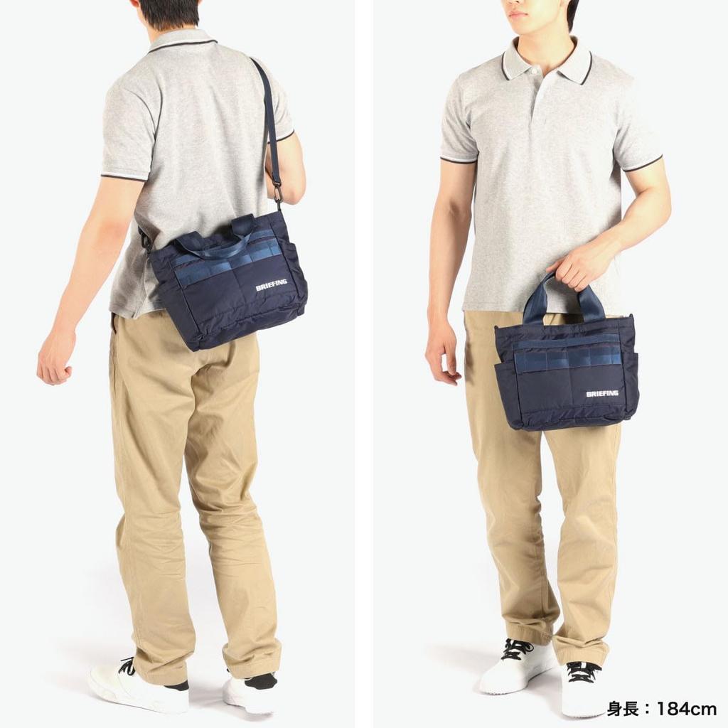 Briefing 2-Way Cart Tote CS BRG251T10 Black Golf Tote Bag