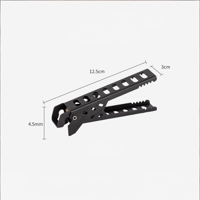 Food Safe Anti-hot Pot Clip Lightweight Alloy Bowl Gripper Kitchen Food Clamp for Home Outdoor Barbecue