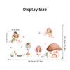 Cartoon Cute Elf Love Wall Stickers Decoration For Bedroom Girls Gift Kids Room Sweet Home Decore Living Room Wall Decals
