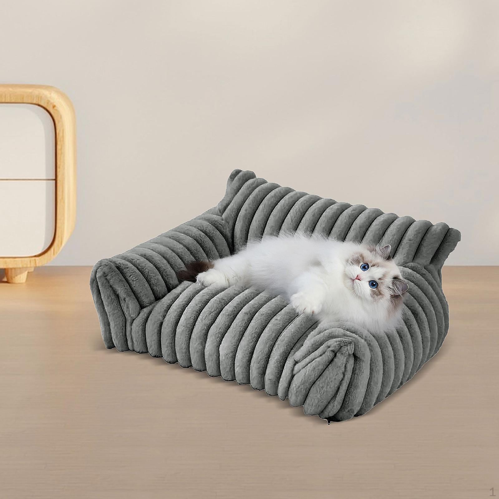 

Cat Couch Bed Dog М які зручні модні неслизьке дно Портативні ліжка для кімнатних кішок