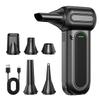 2026 New Electric Compressed Air Duster with Brushless Motor 8000mAh 3-Gear Adjustable Cordless Air Blower Gun for Computer Keyboard PC