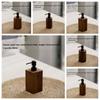 Press Type Shampoo Container Wood Shower Gel Bottle Hand Sanitizer Bottle  Home