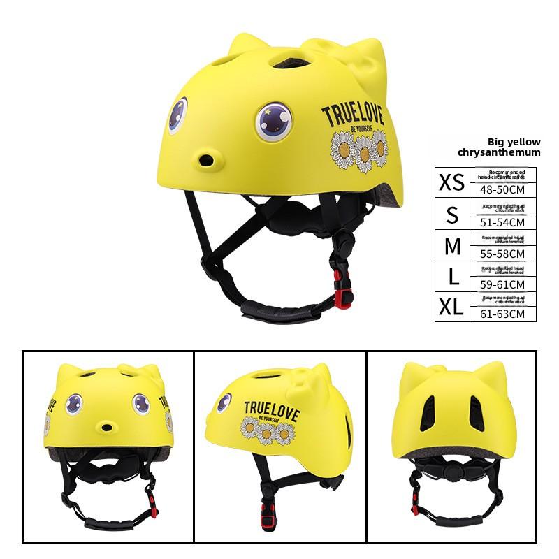 Cartoon Kinder Sporthelm Roller Rollschuh Anti-Drop Schutzausrüstung Fahrrad Laufrad Reithelm