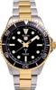 ELGIN Solar Watch Combination Black Radio-Controlled FK1427TG-BP Men's