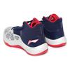 Li Ning Sonic 5 PU Fabric Synthetic Leather Basketball Shoes Men Sneakers Blue White ABPM005-4