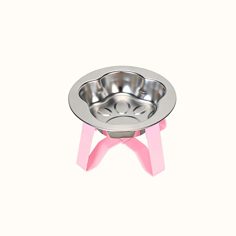 

Raised Cat Bowls Cat Food Bowl 304 Stainless Steel Shatter-Resistant Elevated Pet Supplies For Puppy Cat A2