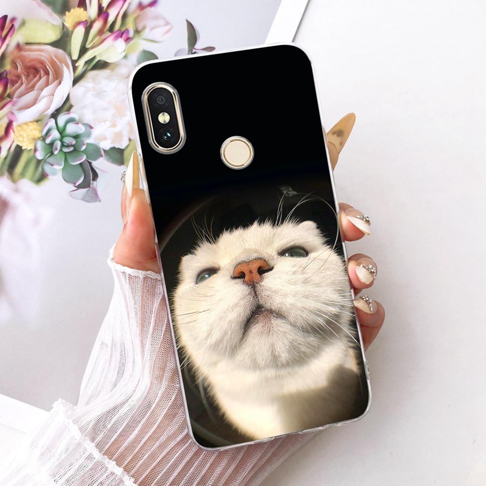 Transparent For Redmi 6 Pro Cover For Xiaomi Mi A2 Lite Case Cute Cartoon Fashion Butterfly Funny Painted Casing M1805D1SG