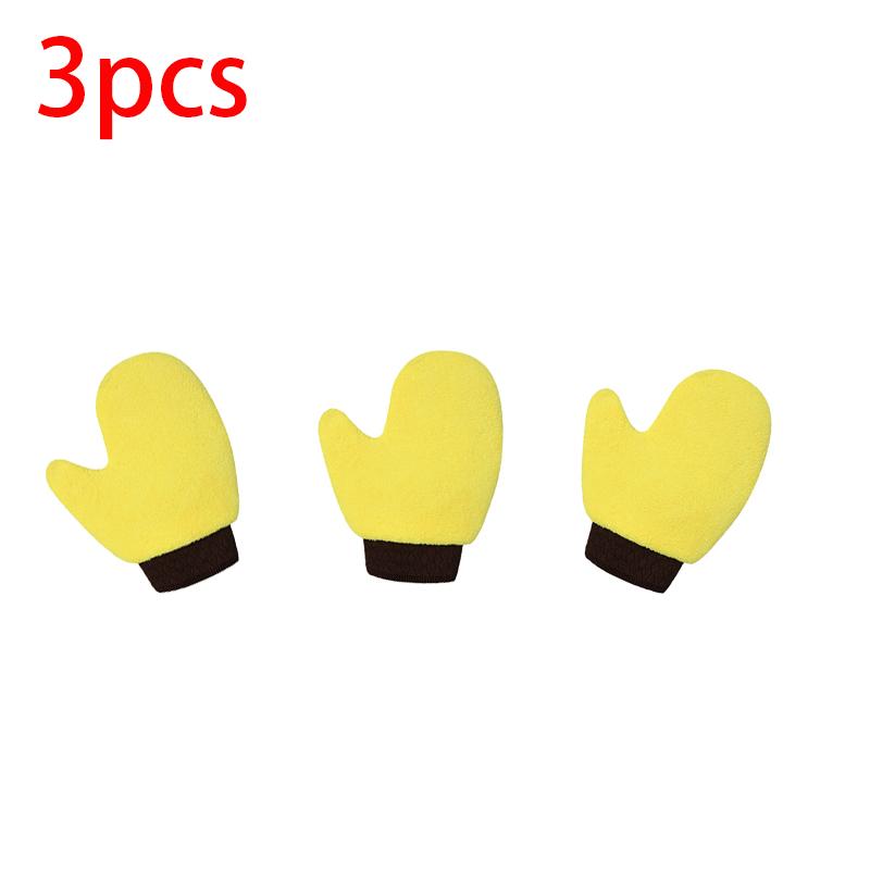 1/3/5pcs Microfiber Car Wash Gloves Double Sided Coral Fleece Car Polishing Washing Mitt Gloves for Car Home Cleaning