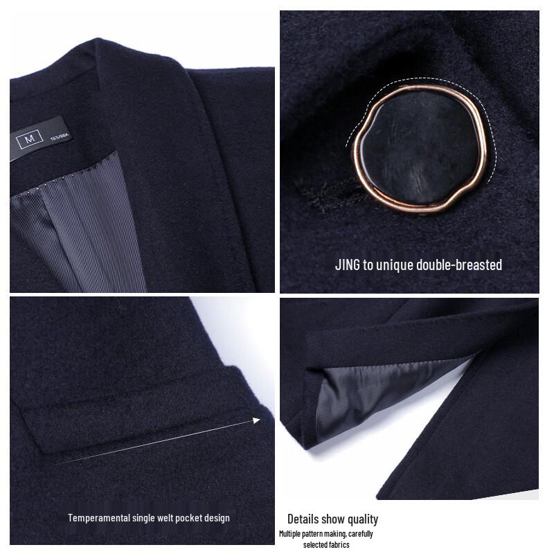 KASAYE Women's Professional Mid-Length Wool Coat