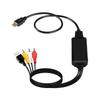 Hdmis To Avs 3RCA Converter Cable 1080P Resolution Support For PC Laptop With USB Power Audios Video Signal Transmission