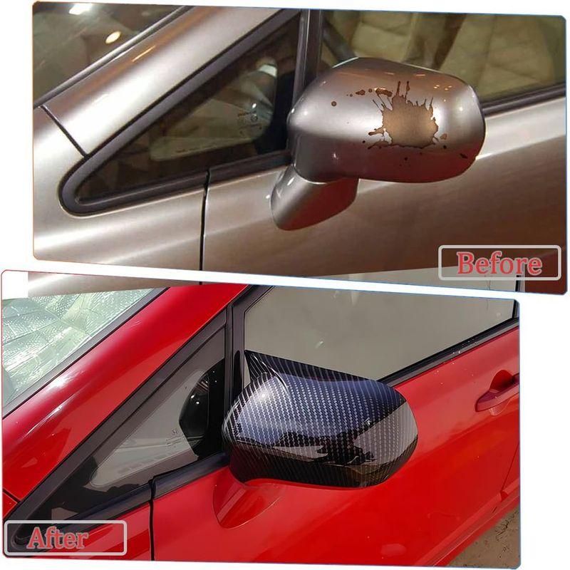 New Rear View Mirror Outside Housing Wing Mirror Cover Cap for Honda Civic 20062011 ABS Carbon Fiber Sport Interior Accessories