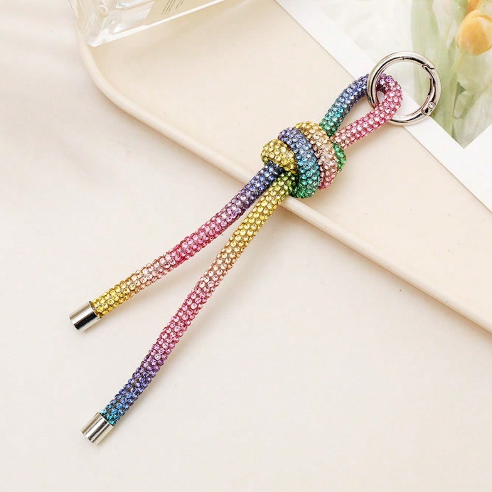 Premium Sense Diamond Chain Pendant Mobile Phone Case Keychain Pendant Accessories Rhinestone Chain Bag Mobile Phone Decorative Lanyard
