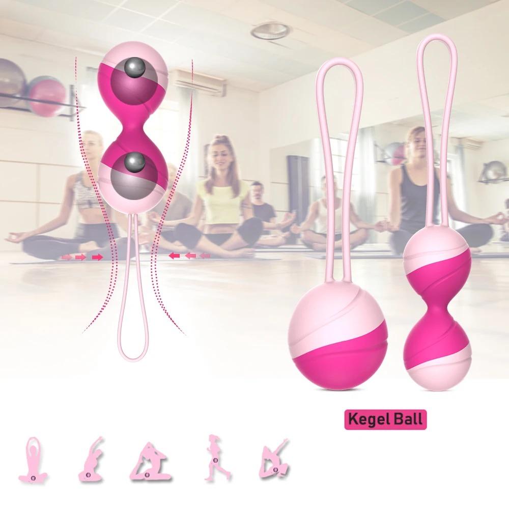 Remote Control 10 Speed Vibrating Kegel Balls Sex Toy for Woman Vaginal Tighten Exercise